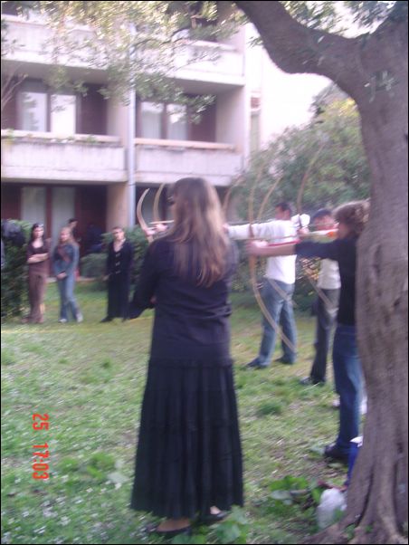 Sandra nadgleda strijelce